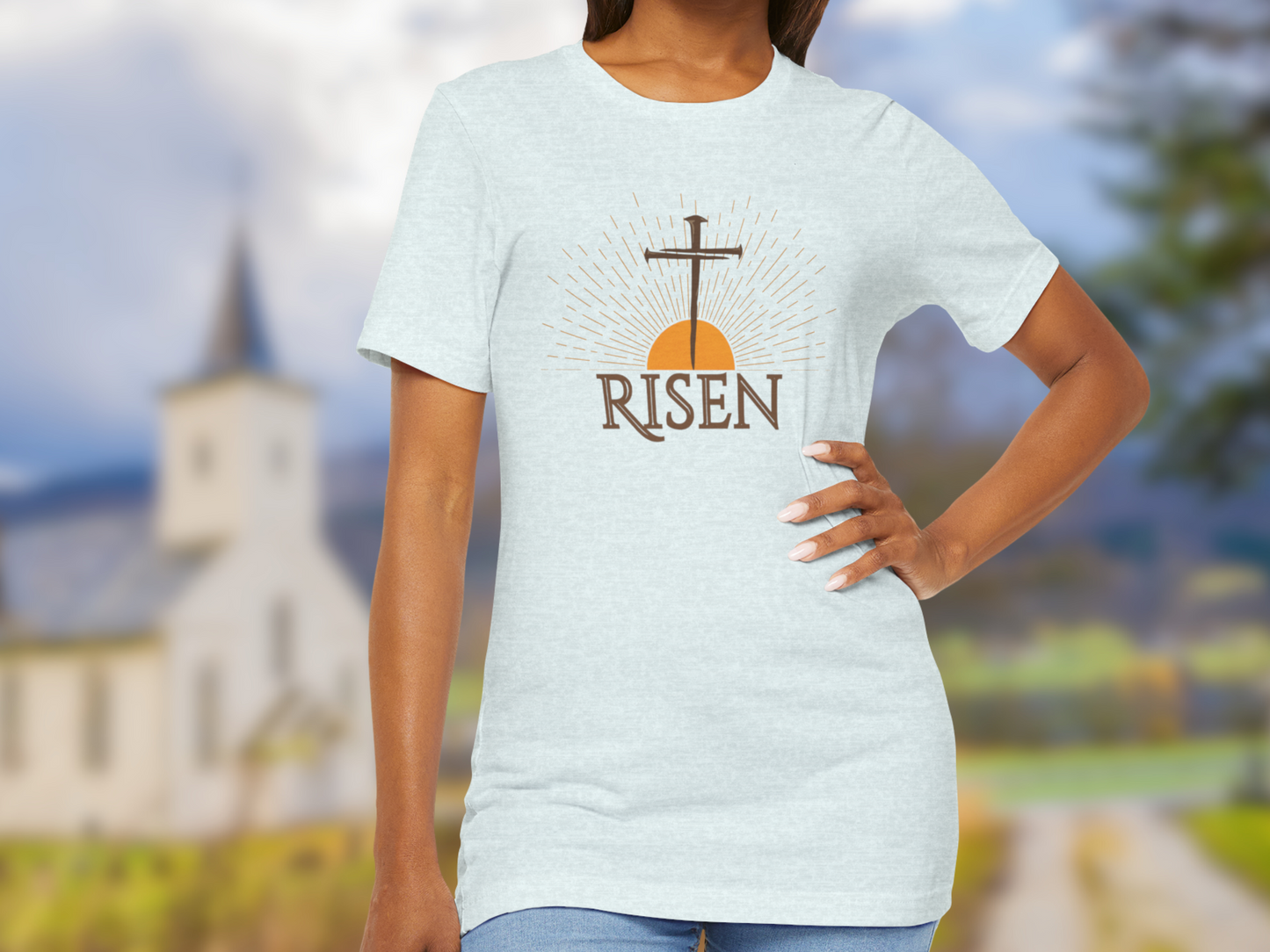 He is Risen Easter Tee