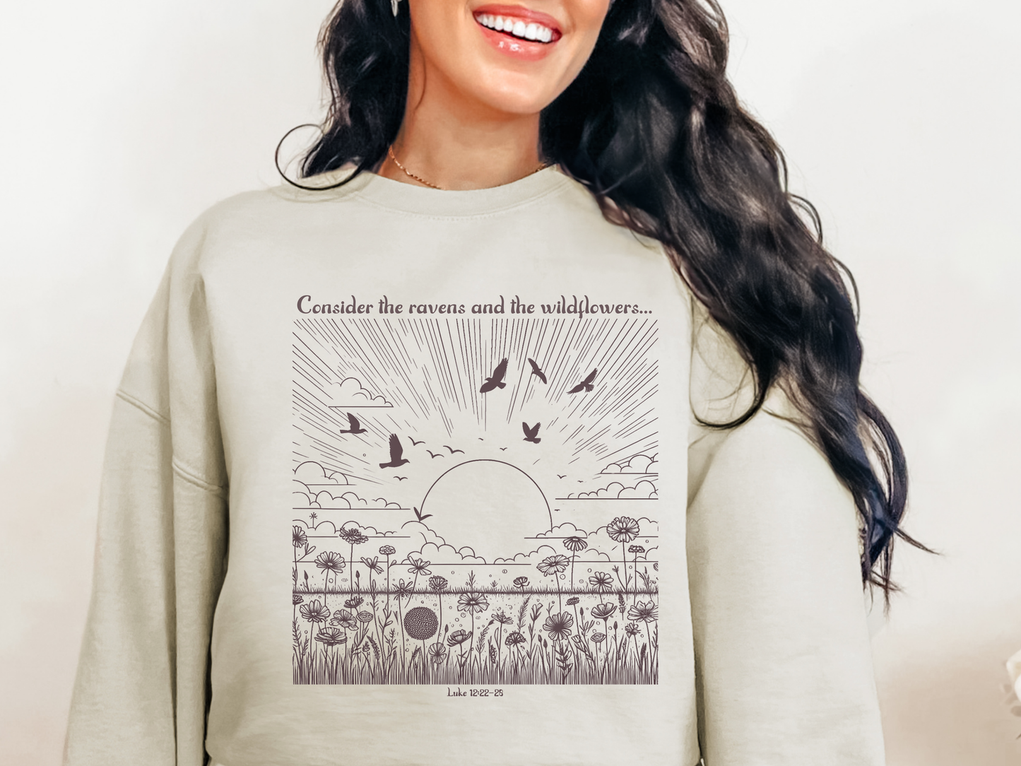 Ravens & Wildflowers Sweatshirt