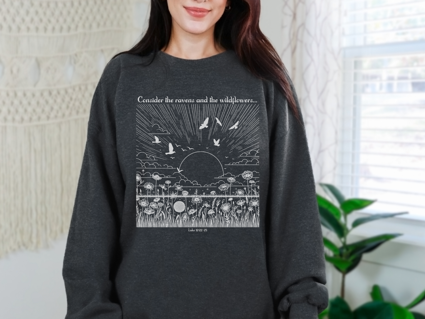 Ravens & Wildflowers Sweatshirt