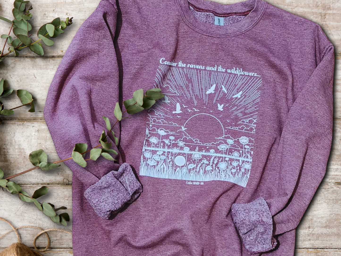 Ravens & Wildflowers Sweatshirt