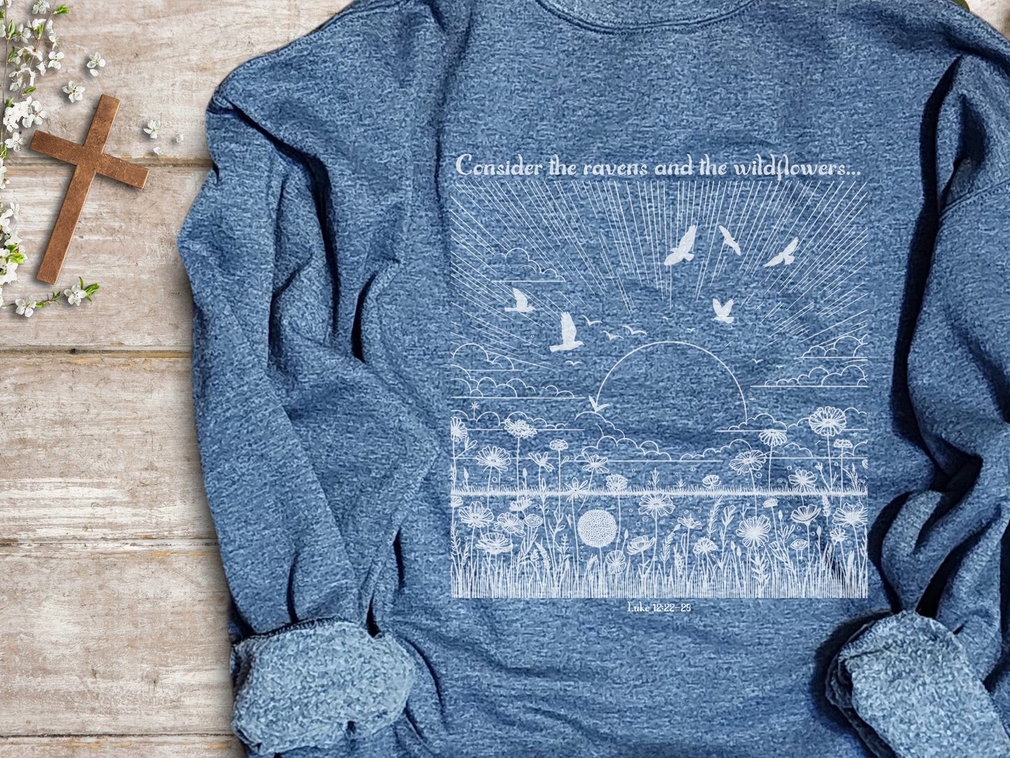 Ravens & Wildflowers Sweatshirt