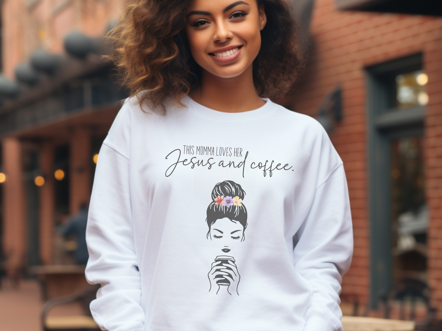 Jesus and Coffee Sweatshirt