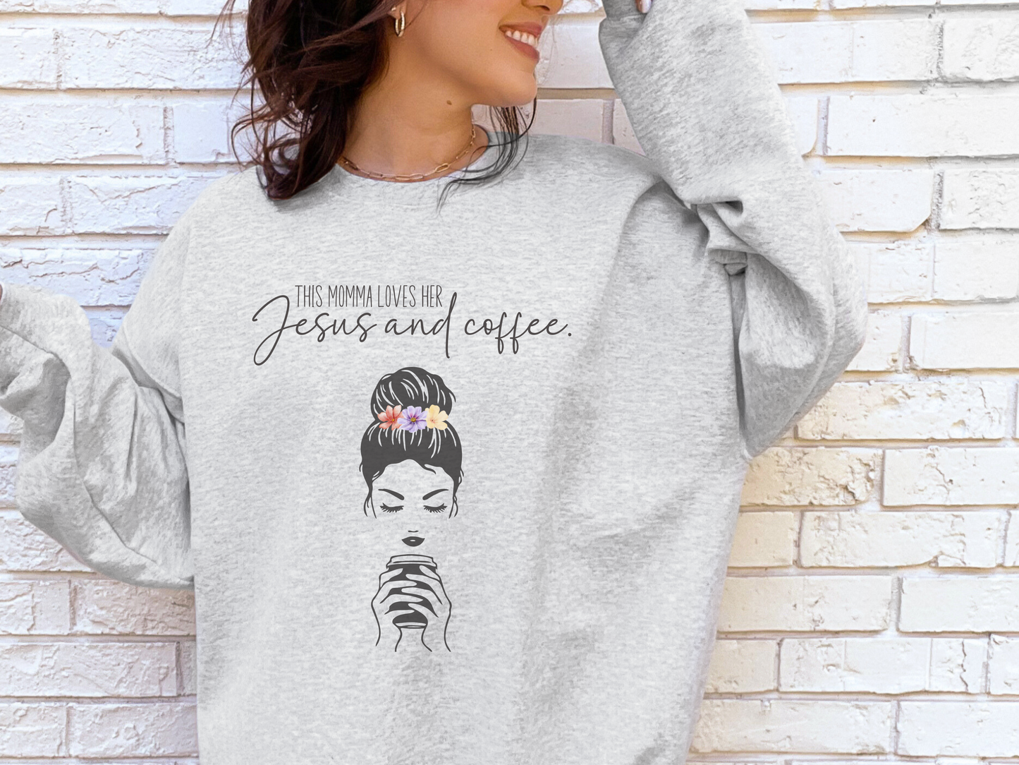 Jesus and Coffee Sweatshirt