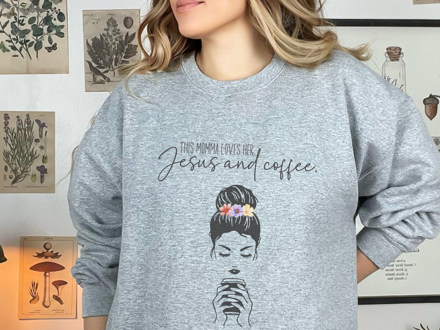 Jesus and Coffee Sweatshirt