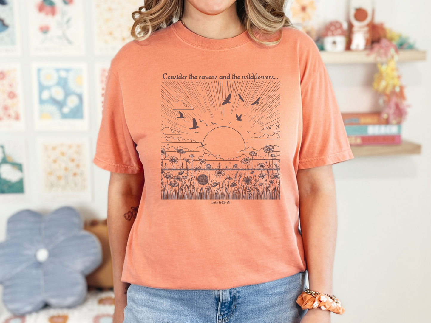 The Ravens and the Wildflowers Tee
