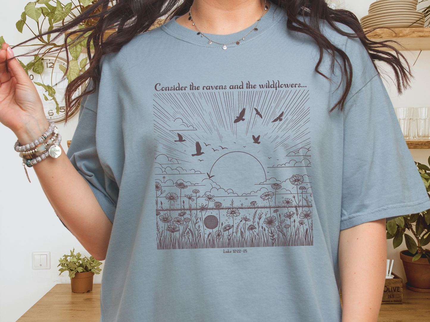 The Ravens and the Wildflowers Tee