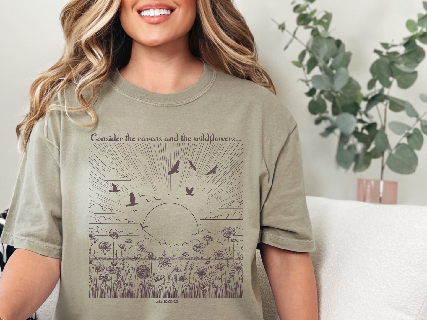 The Ravens and the Wildflowers Tee
