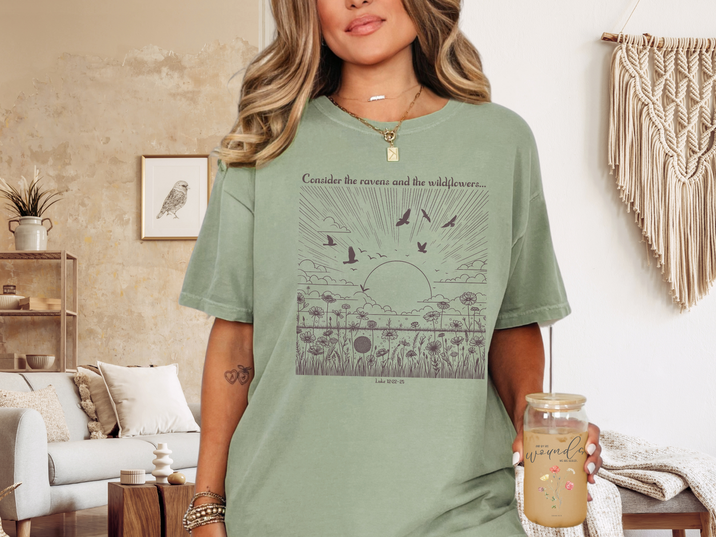The Ravens and the Wildflowers Tee