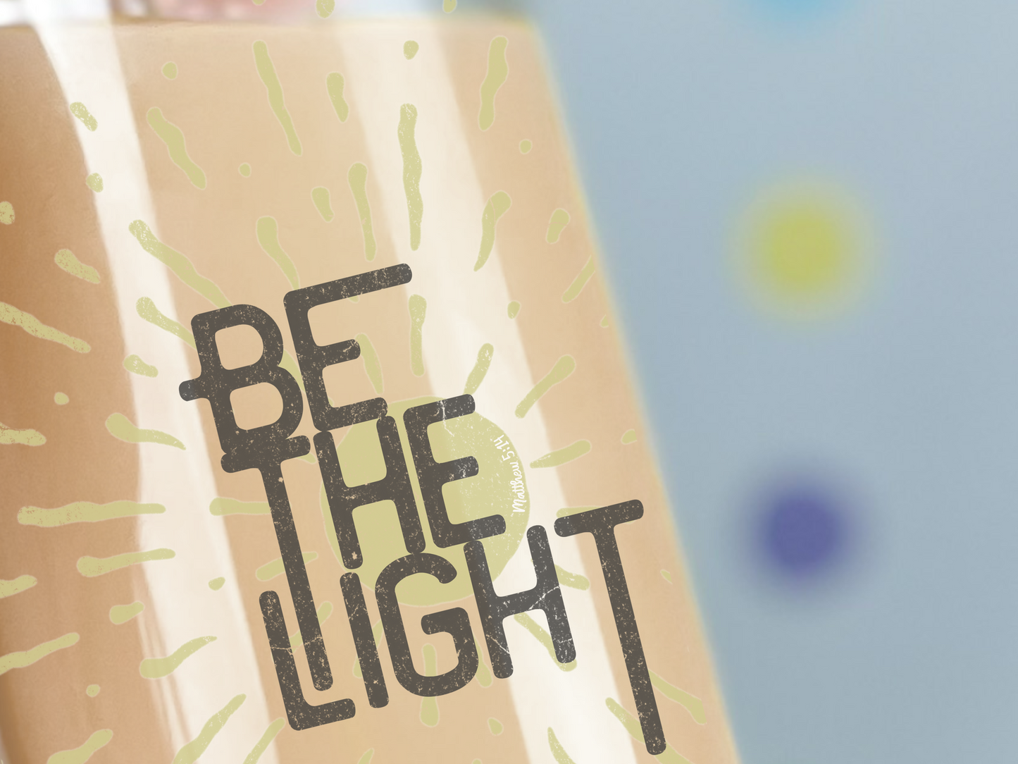 Be The Light Glass Cup, 16oz