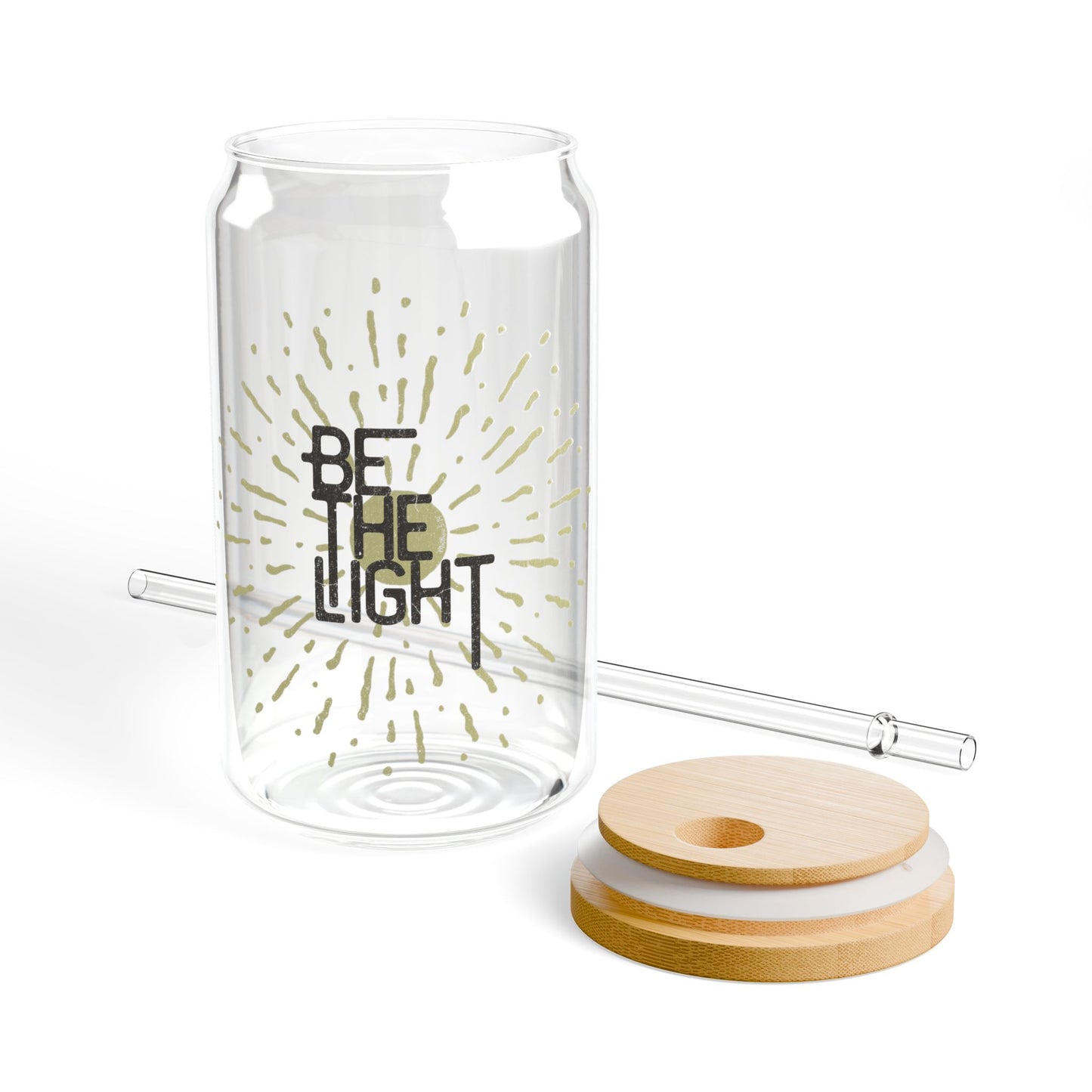 Be The Light Glass Can - 16oz