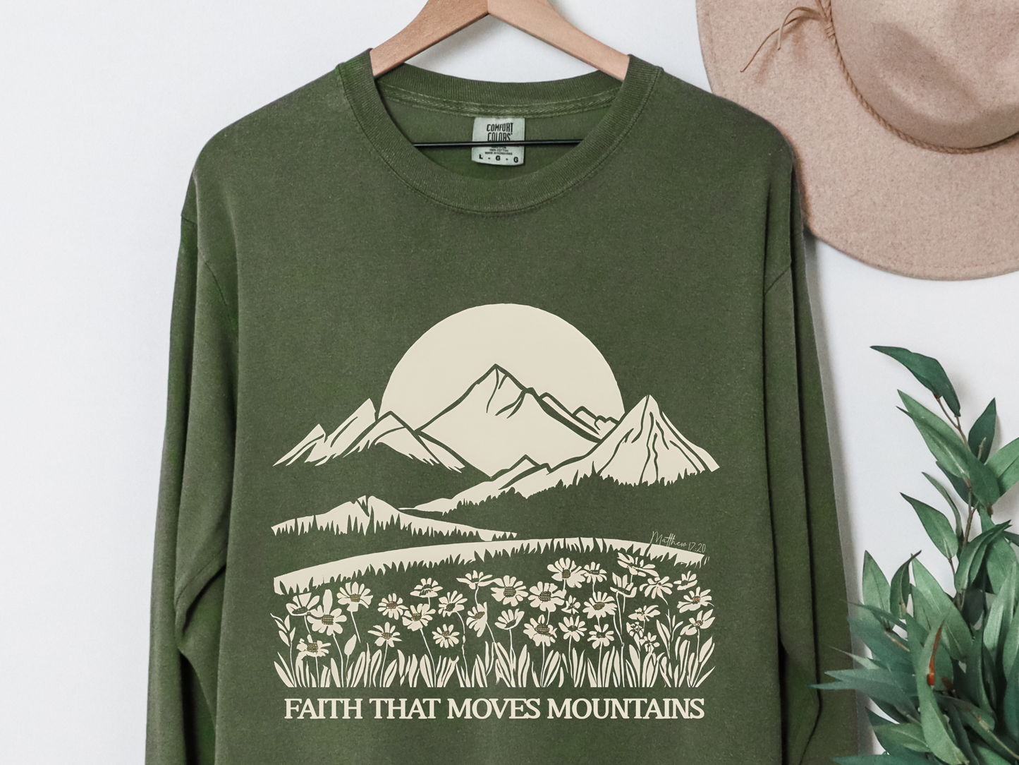 Faith That Moves Mountains Long Sleeve Shirt